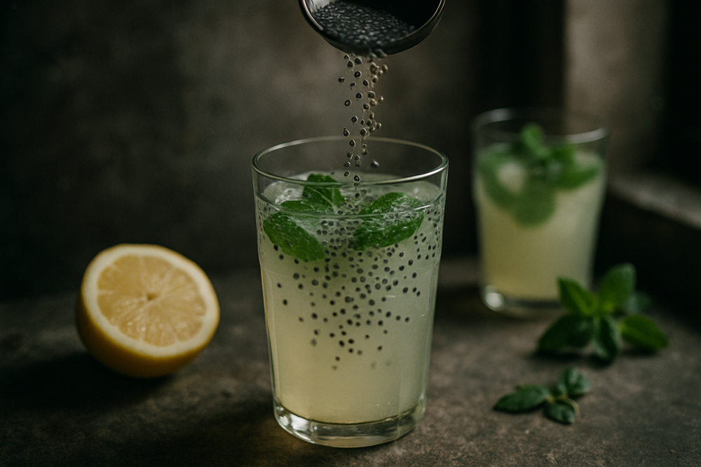 Basil Seeds in use