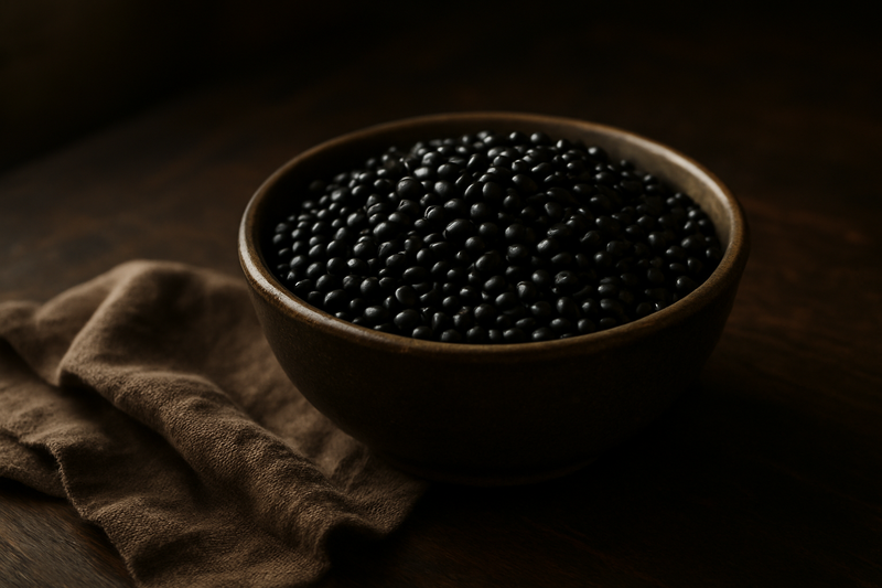 Beluga Lentils photograph