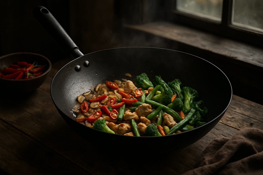 Bird's Eye Chili (Thai Chili) in use