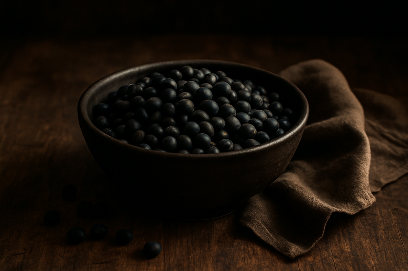 Black Soybeans photograph