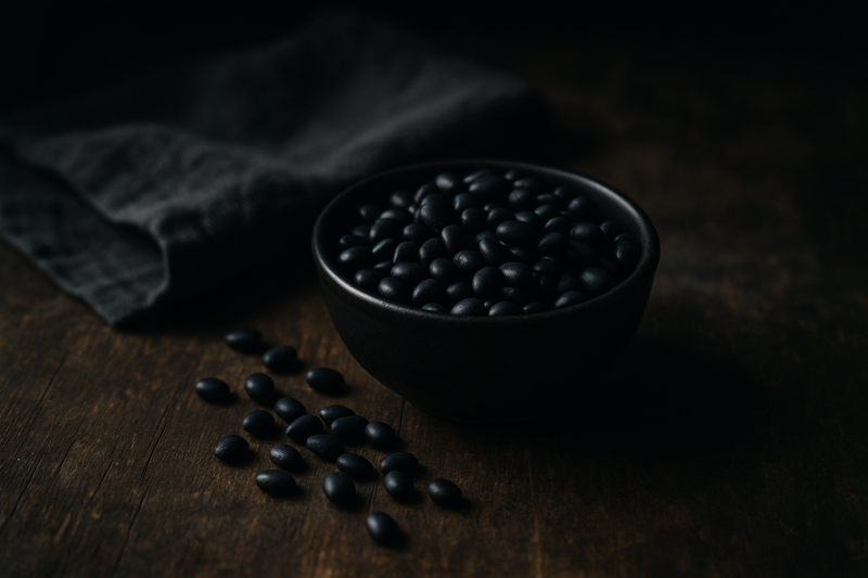 Black Turtle Beans (Whole Dried) photograph