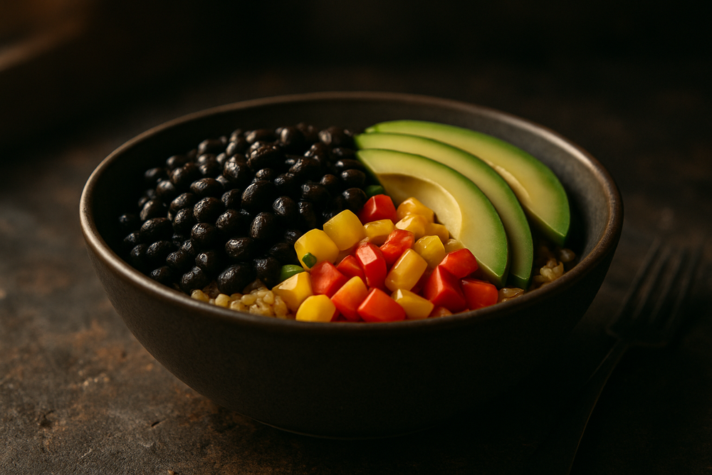 Black Turtle Beans (Whole Dried) in use