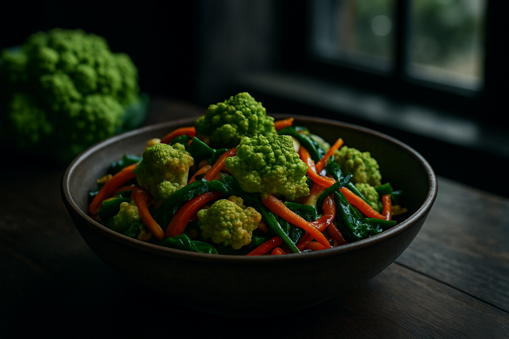 Broccoflower in use