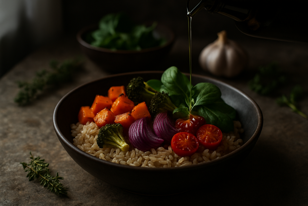 Brown Basmati Rice in use