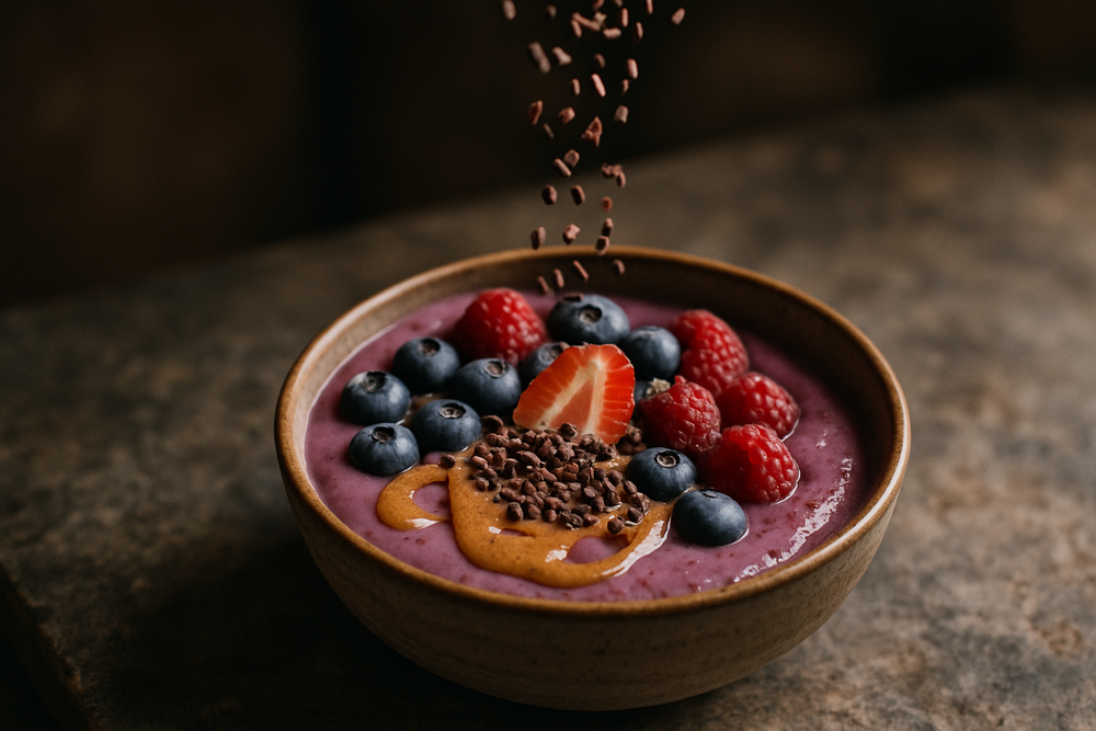 Cacao Nibs in use