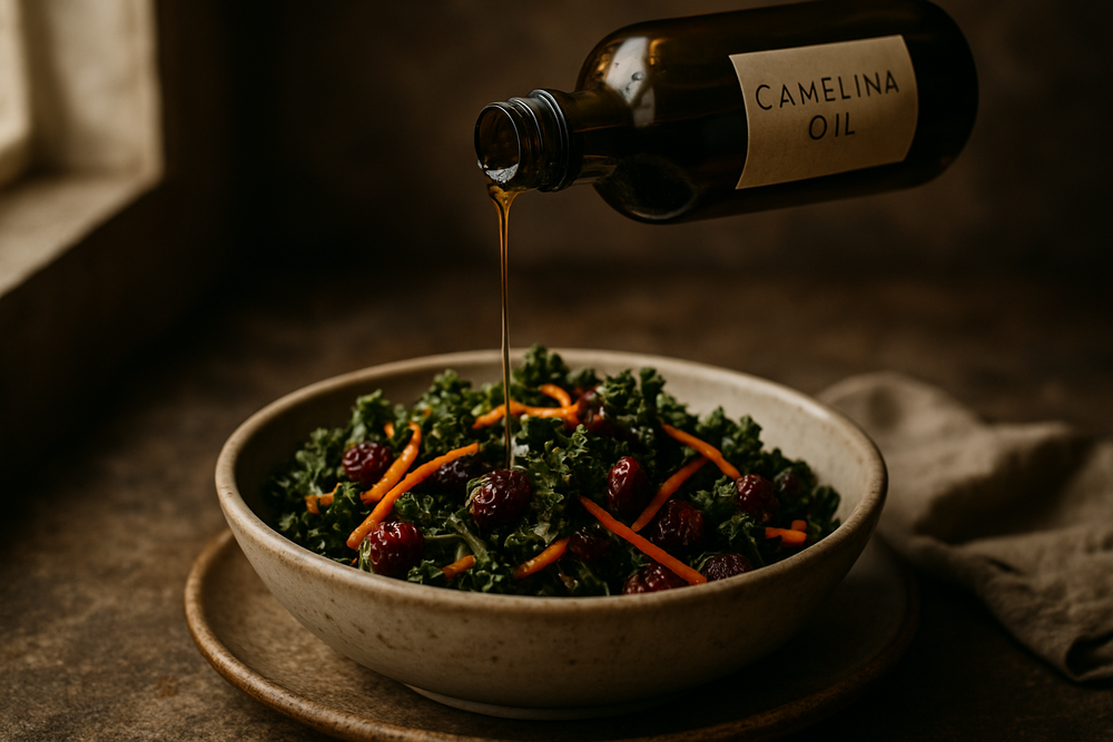 Camelina Oil in use