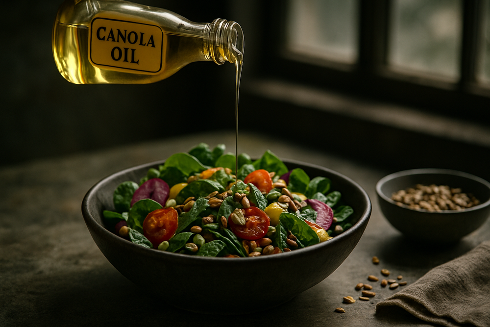 Canola Oil in use