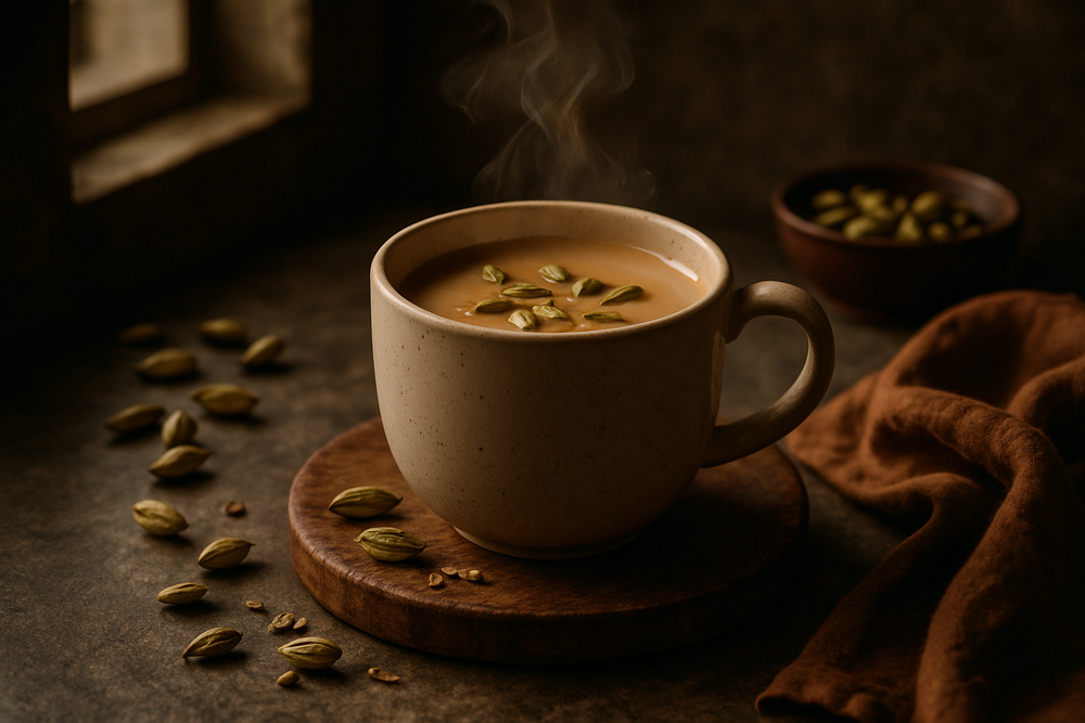 Cardamom Seeds in use
