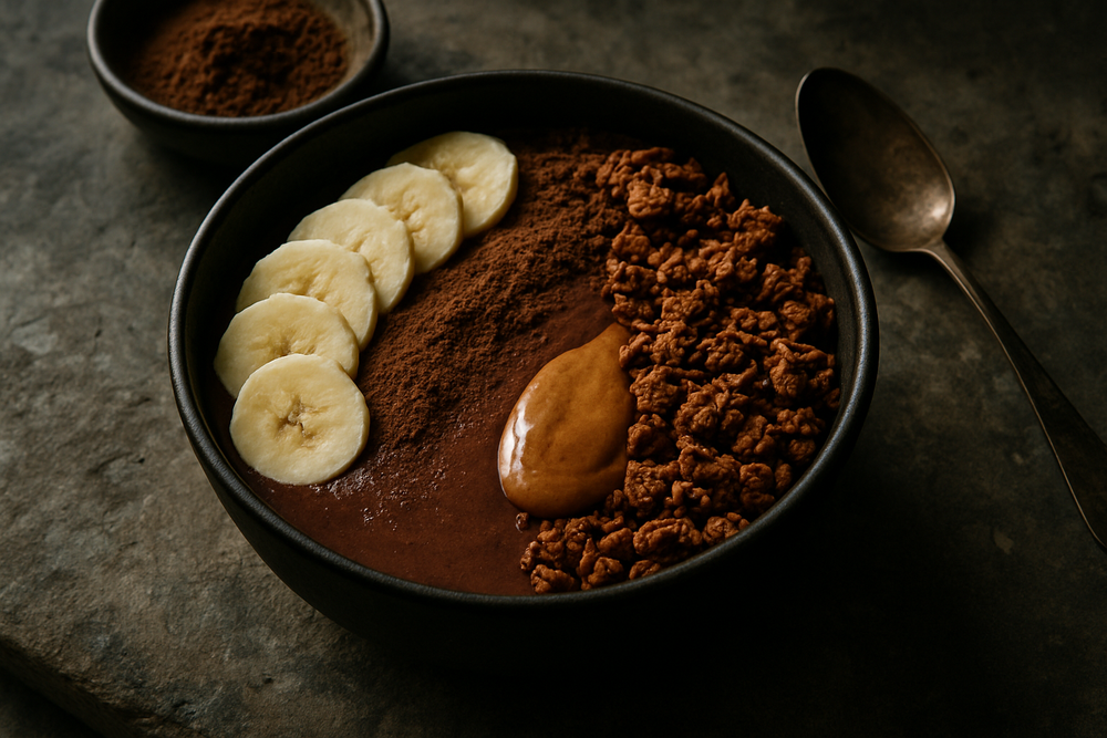 Carob Powder in use