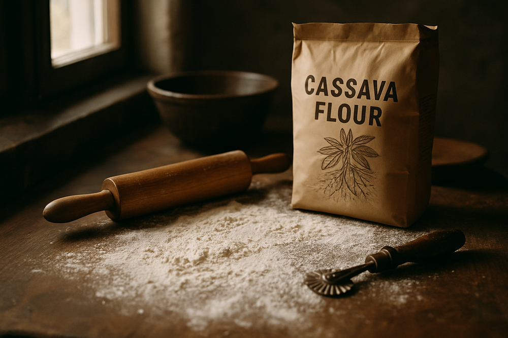 Cassava Flour in use