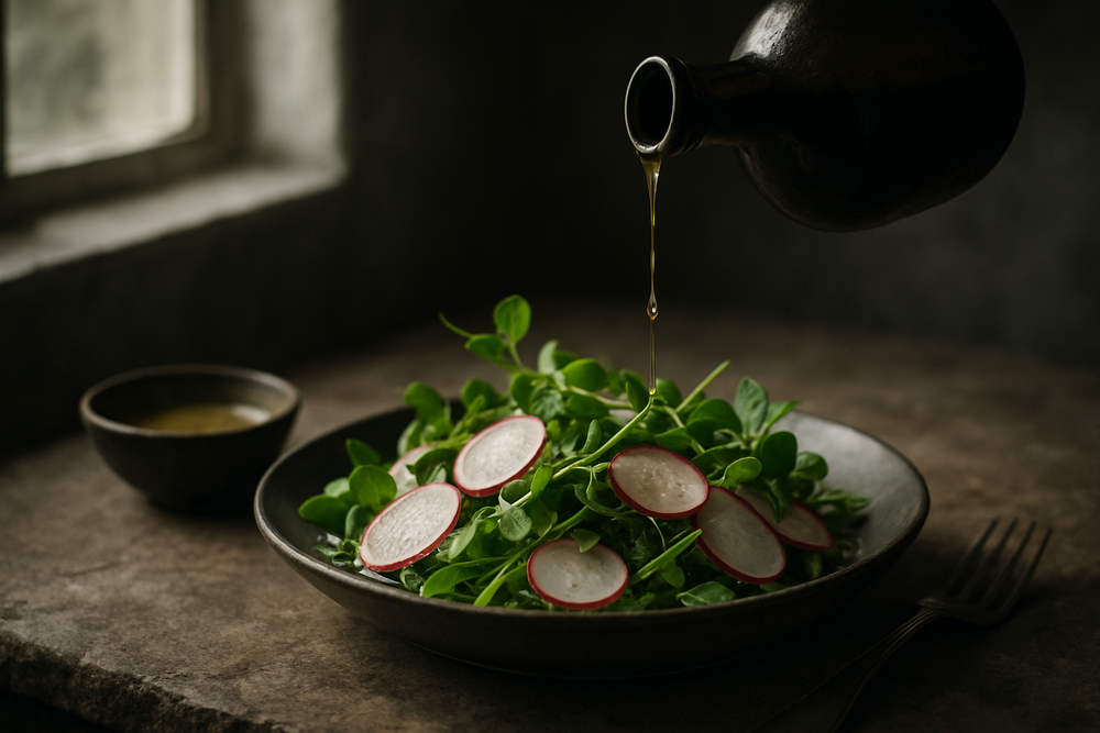 Champagne Vinegar in use