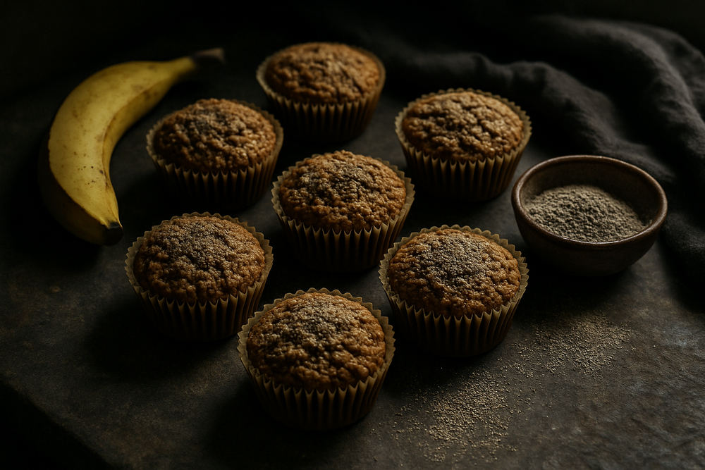 Chia Flour in use