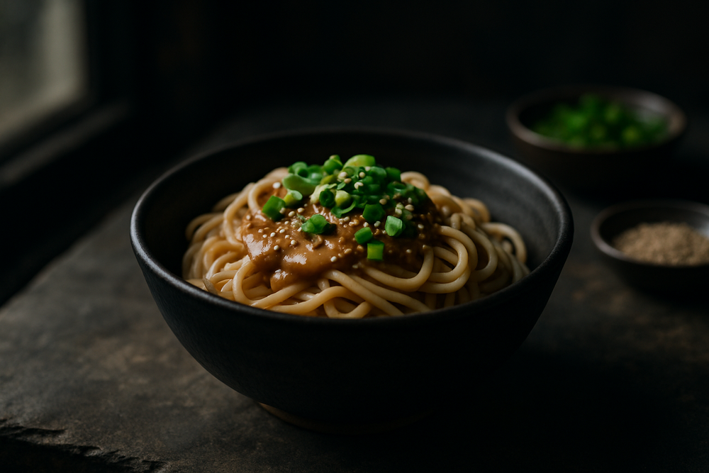 Chinese Sesame Paste in use