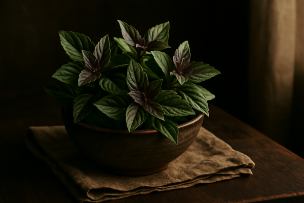 Cinnamon Basil photograph