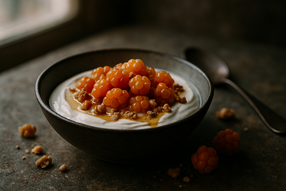 Cloudberry in use