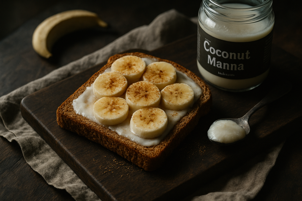 Coconut Manna in use