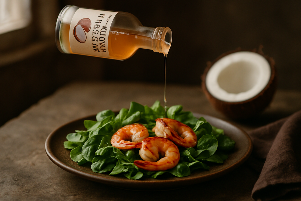 Coconut Vinegar in use