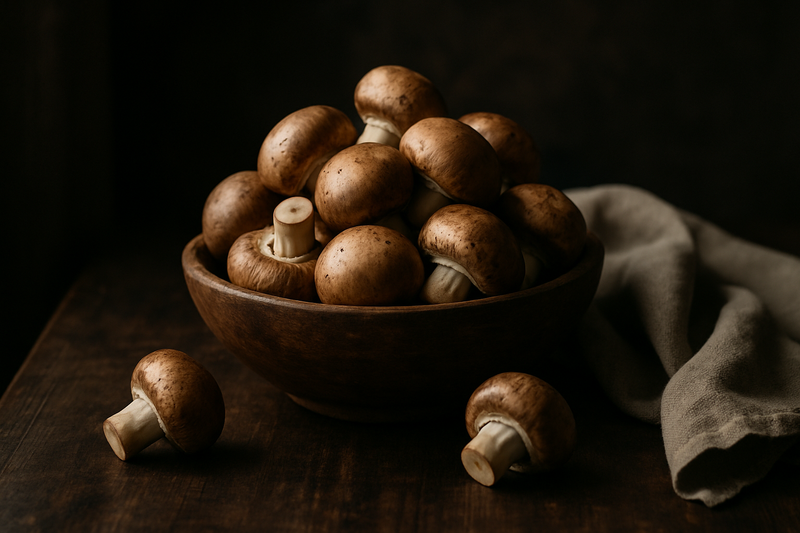 Cremini Mushrooms photograph