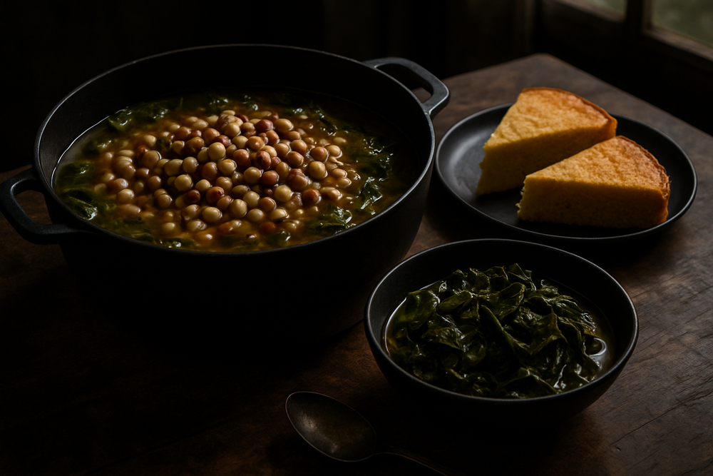 Crowder Peas in use