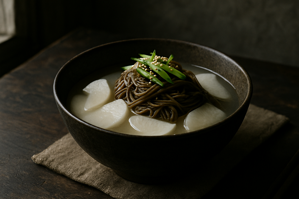 Dongchimi (Radish Water Kimchi) in use