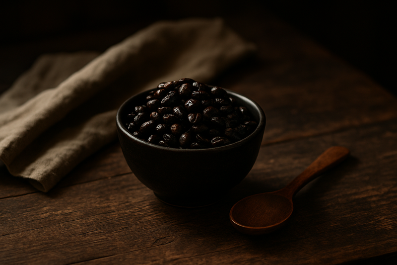 Douchi (Fermented Black Soybeans) photograph