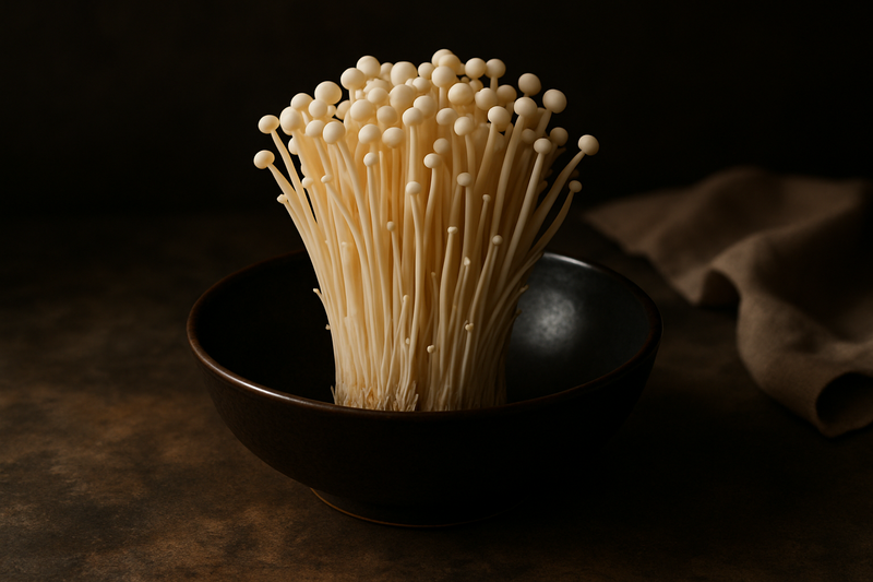 Enoki Mushrooms photograph