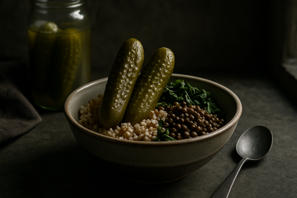 Fermented Cucumbers in use