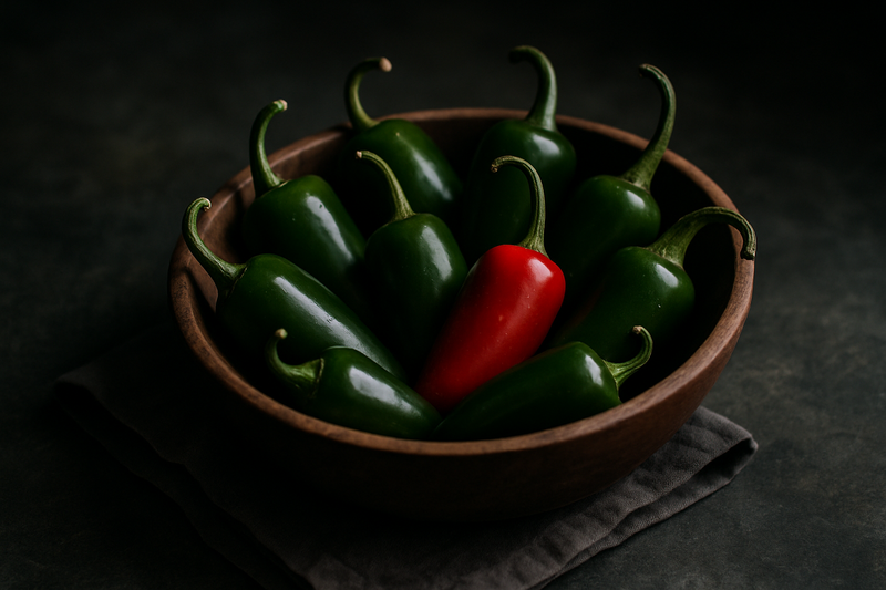 Fermented Escabeche (Pickled Jalapeños & Vegetables) photograph