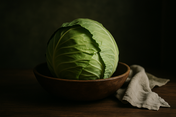 Fermented Green Cabbage Rolls (Whole-Leaf Kraut) photograph