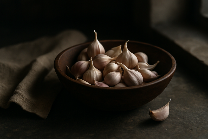 Fermented Honey Garlic photograph