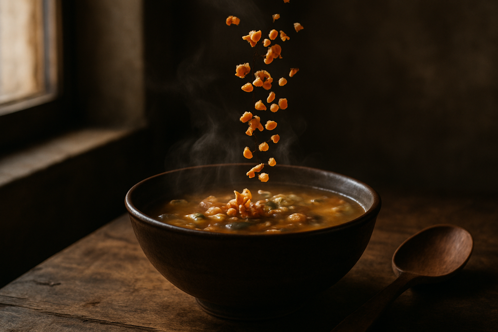 Fermented Honey Garlic in use