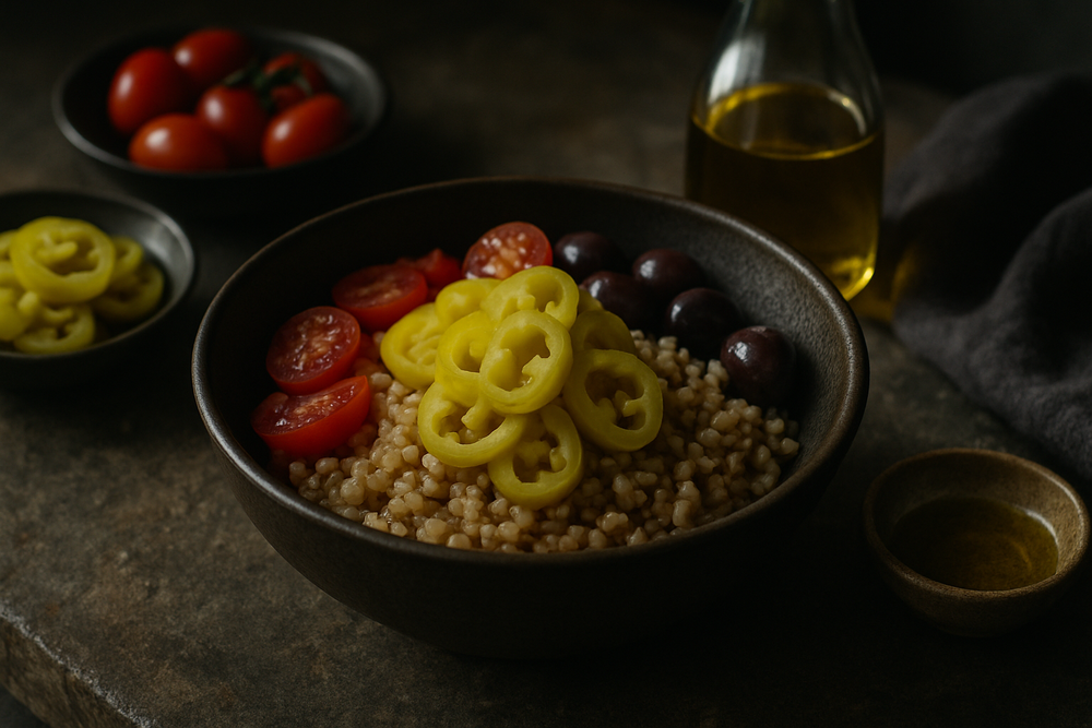 Fermented Peperoncini in use