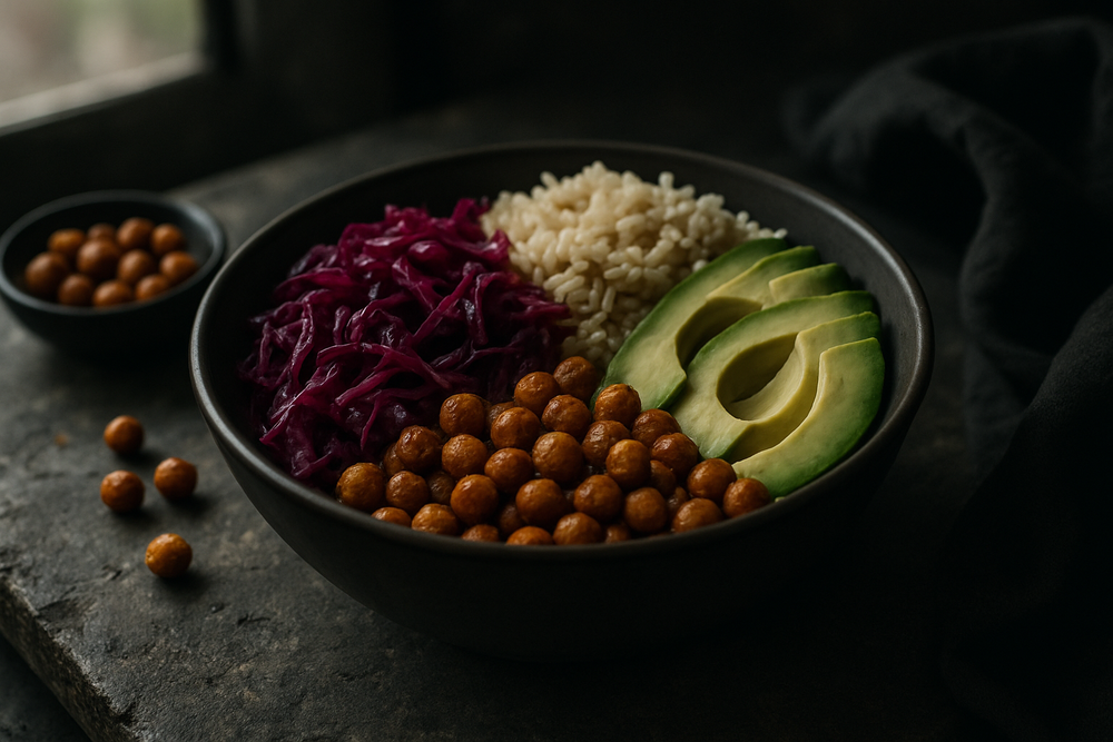 Fermented Red Cabbage in use