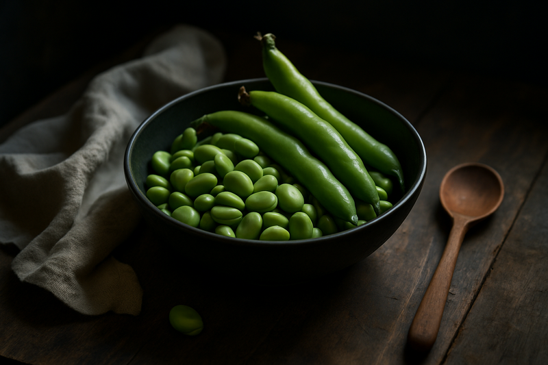 Fresh Fava Beans photograph