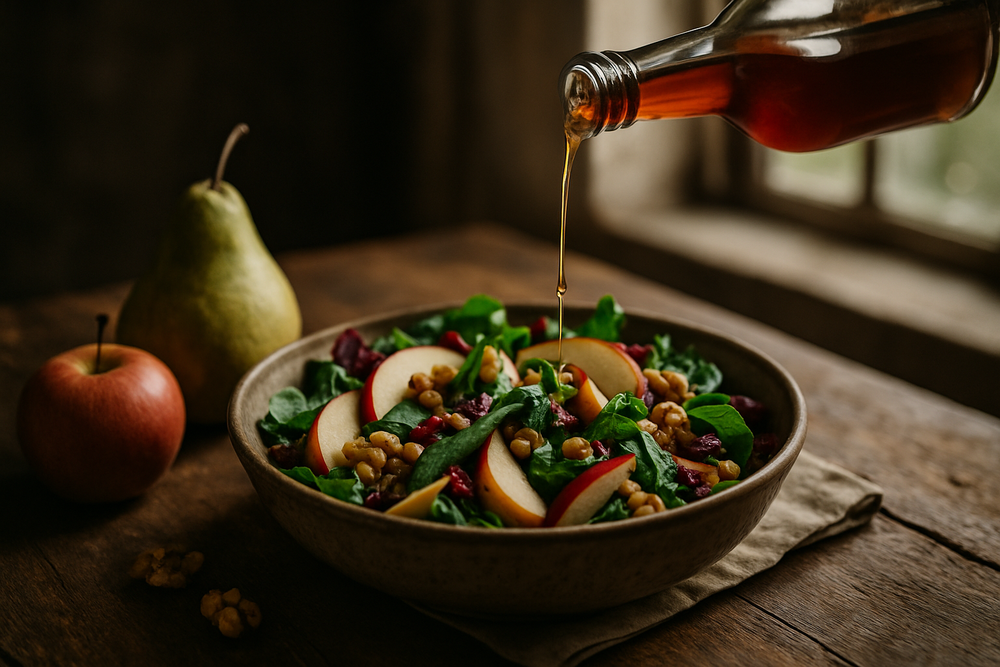 Fruit Scrap Vinegar in use