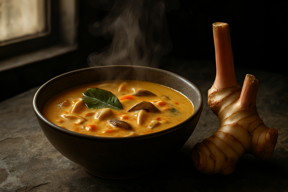 Galangal in use