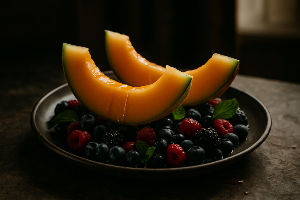 Galia Melon in use