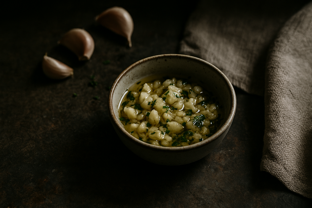 Garlic in use