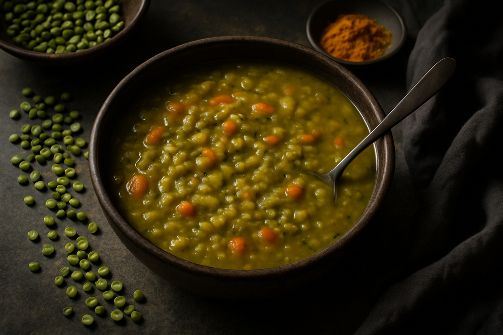 Green Split Peas in use