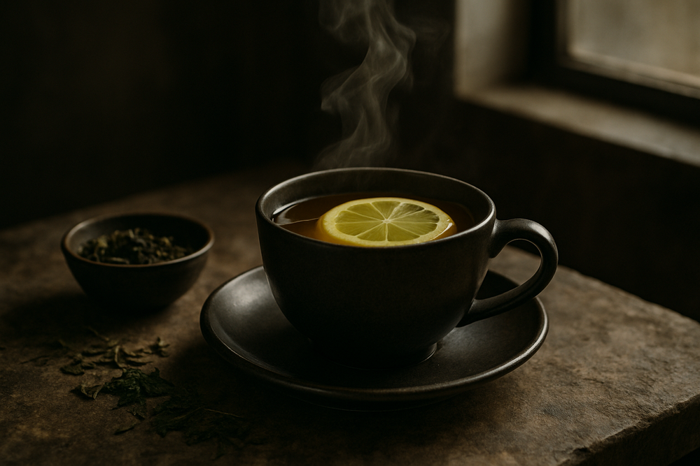 Green Tea in use