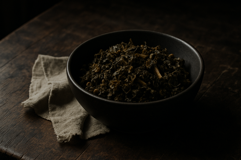 Gundruk (Fermented Leafy Greens) photograph