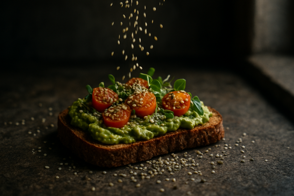 Hemp Seed Butter in use