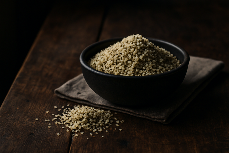 Hemp Seed Hearts photograph