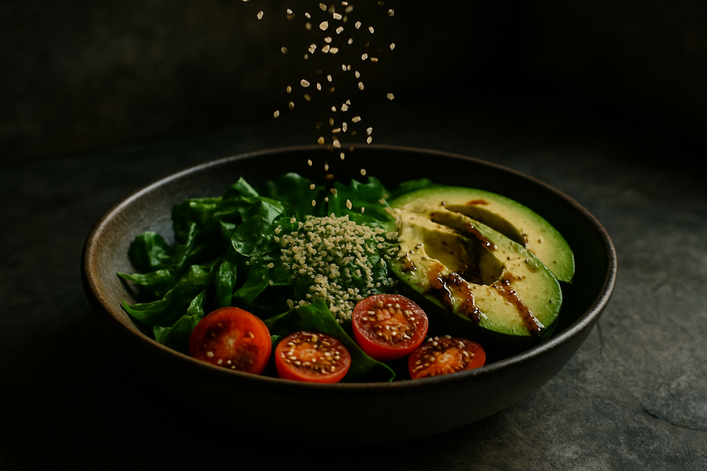 Hemp Seed Hearts in use