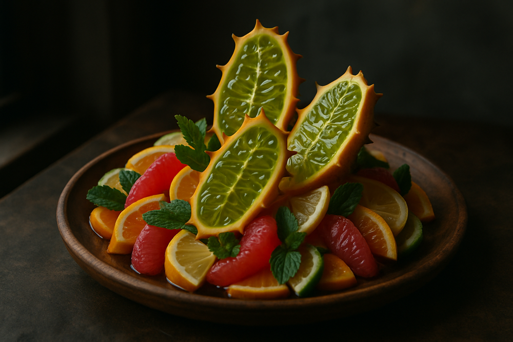 Horned Melon in use