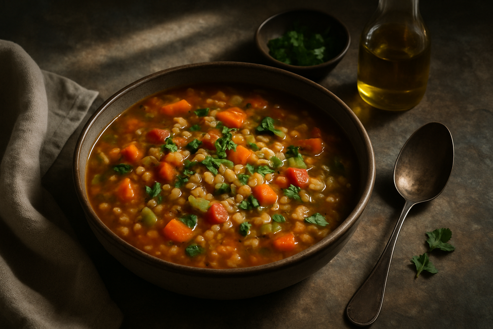 Hulled Barley in use