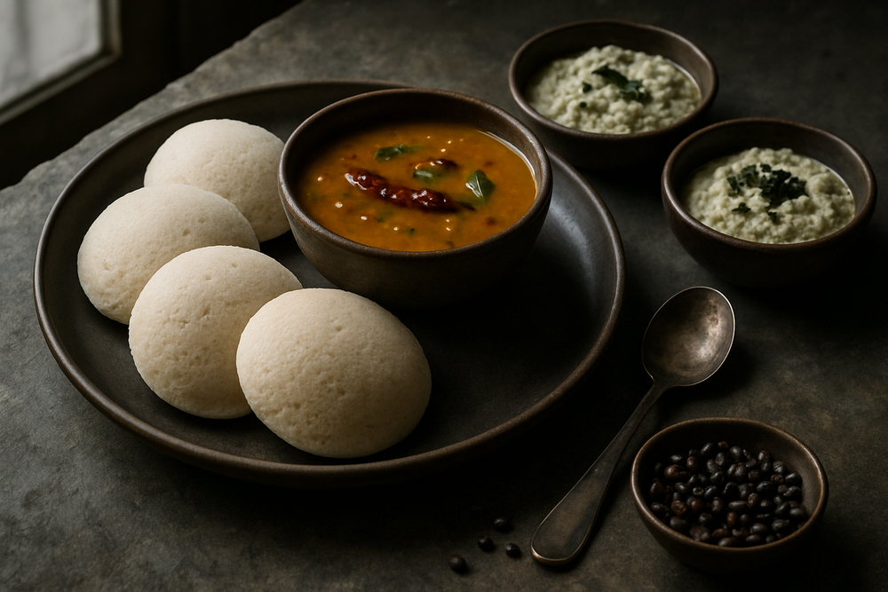 Idli Batter in use