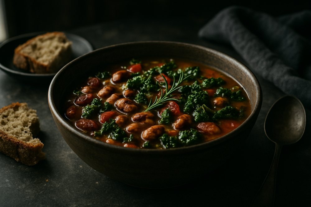 Jacob's Cattle Beans in use