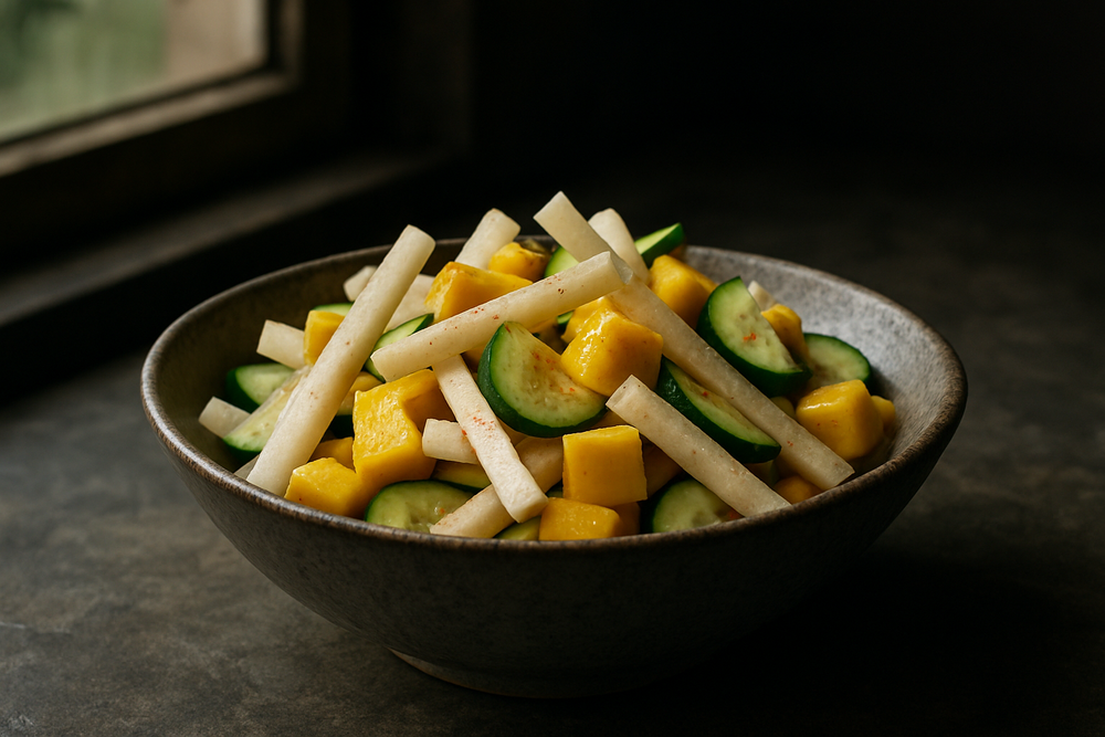 Jicama in use