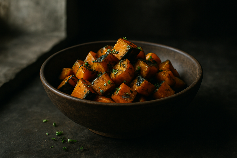 Kabocha Squash in use